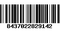 Código de Barras 8437022829142