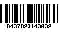 Código de Barras 8437023143032