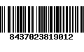 Código de Barras 8437023819012