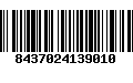 Código de Barras 8437024139010