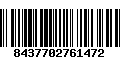 Código de Barras 8437702761472