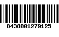 Código de Barras 8438001279125