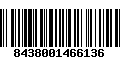 Código de Barras 8438001466136