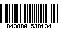 Código de Barras 8438001530134