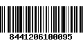 Código de Barras 8441206100095