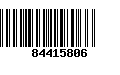 Código de Barras 84415806