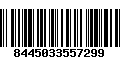 Código de Barras 8445033557299