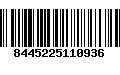 Código de Barras 8445225110936