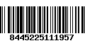 Código de Barras 8445225111957