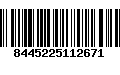 Código de Barras 8445225112671