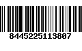 Código de Barras 8445225113807