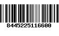 Código de Barras 8445225116600