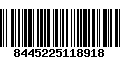 Código de Barras 8445225118918