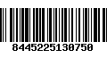 Código de Barras 8445225130750