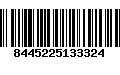 Código de Barras 8445225133324