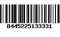 Código de Barras 8445225133331