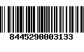 Código de Barras 8445290003133