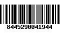 Código de Barras 8445290041944