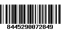 Código de Barras 8445290072849