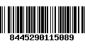 Código de Barras 8445290115089