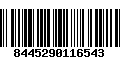 Código de Barras 8445290116543