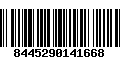 Código de Barras 8445290141668