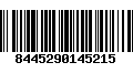 Código de Barras 8445290145215