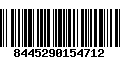 Código de Barras 8445290154712