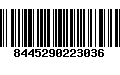 Código de Barras 8445290223036