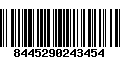 Código de Barras 8445290243454