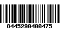 Código de Barras 8445290400475