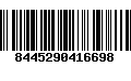 Código de Barras 8445290416698