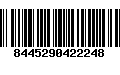 Código de Barras 8445290422248