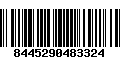 Código de Barras 8445290483324