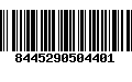 Código de Barras 8445290504401