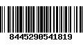 Código de Barras 8445290541819