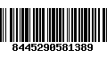 Código de Barras 8445290581389