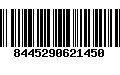 Código de Barras 8445290621450