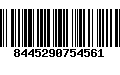 Código de Barras 8445290754561