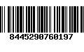 Código de Barras 8445290760197