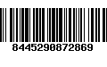 Código de Barras 8445290872869