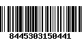 Código de Barras 8445303150441