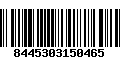 Código de Barras 8445303150465