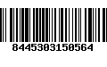 Código de Barras 8445303150564