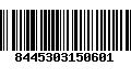 Código de Barras 8445303150601