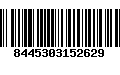 Código de Barras 8445303152629