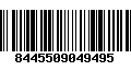 Código de Barras 8445509049495