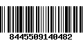 Código de Barras 8445509140482