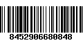 Código de Barras 8452906680848