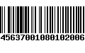 Código de Barras 8456370010801020063